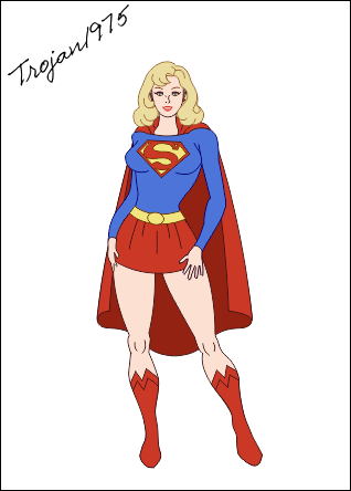 Supergirl By Trojan1975 - Trojan1975 Deviantar (318x444)