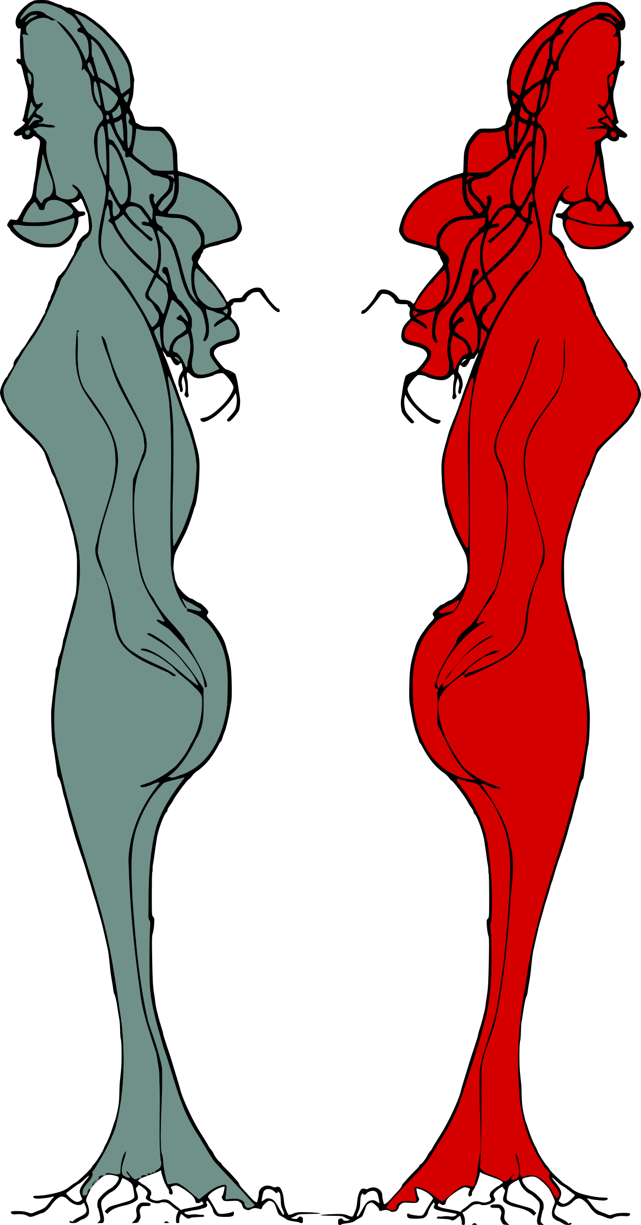Female Clip Art - Female Clip Art (1255x2400)