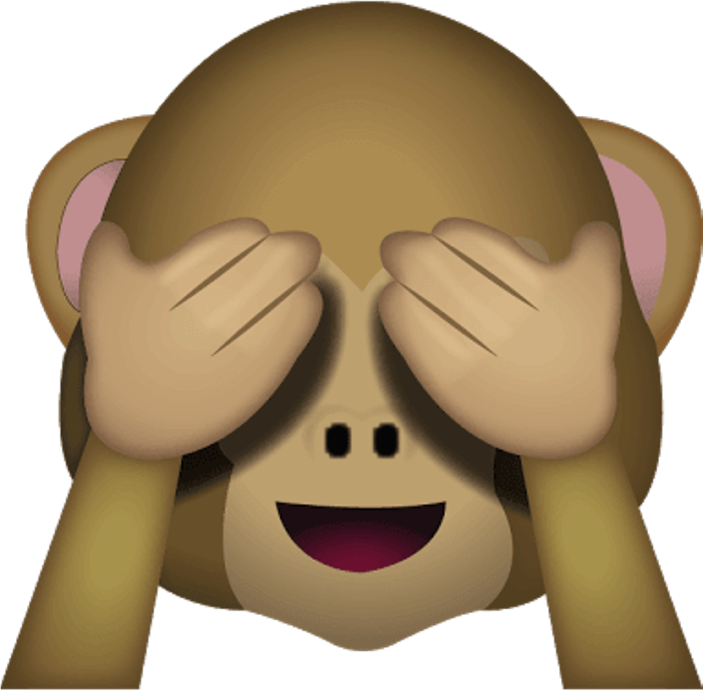 Download See No Evil Monkey Emoji - See No Evil Monkey Emoji (1024x1024)