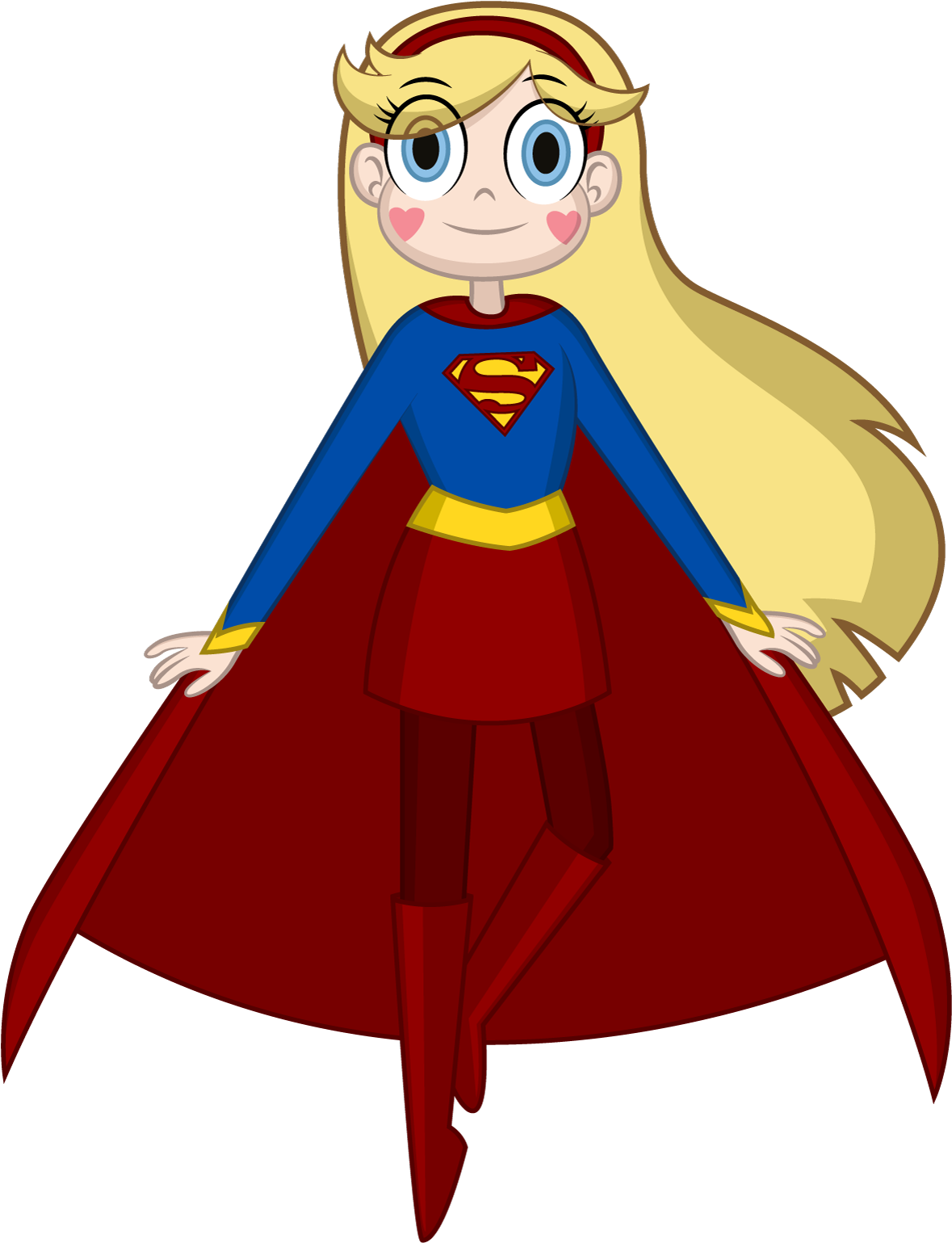 Star As Supergirl Second Artwork - Supergirl Butterfly Star (1550x1673)