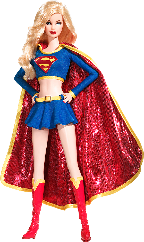 Batgirl - - Supergirl Barbie Doll (640x950)