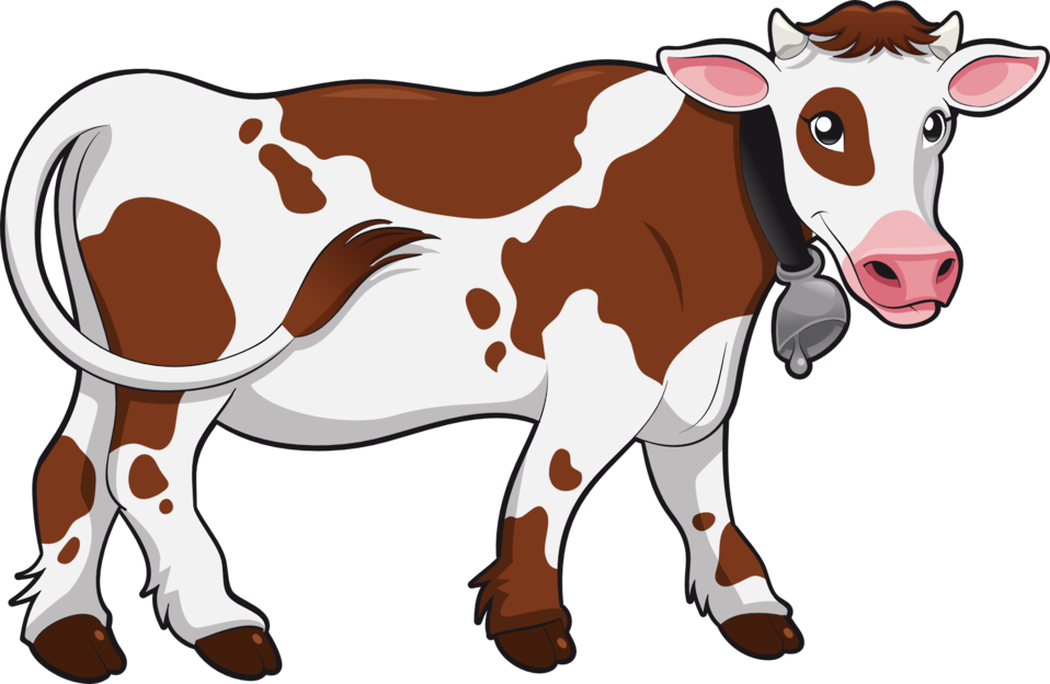 Beef Clipart Animated - Cow Clipart Png (958x624)