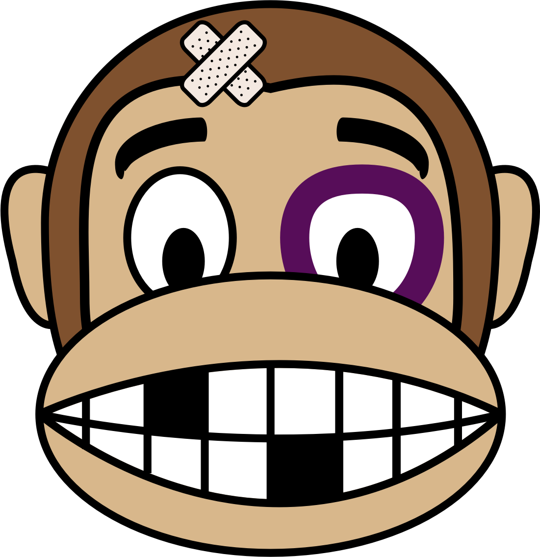 Big Image - Monkey Emoji (1101x1136)