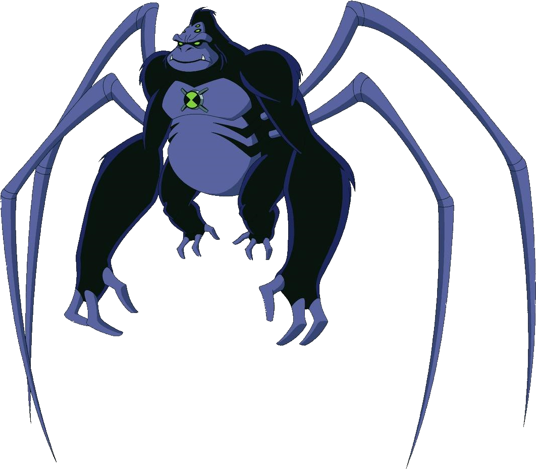 Spider Monkey Clipart Real - Spider Monkey Ben 10 (1154x932)