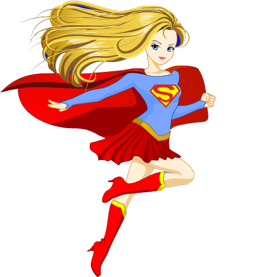 Clark Kent Supergirl Diana Prince Superwoman - صور وندر ومن كارتون (557x600)