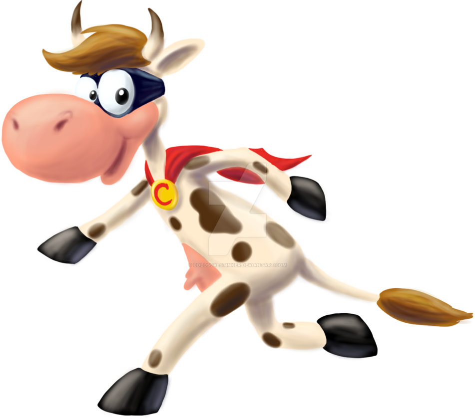 Super Cow By Colossalstinker - Supercow Png (951x840)