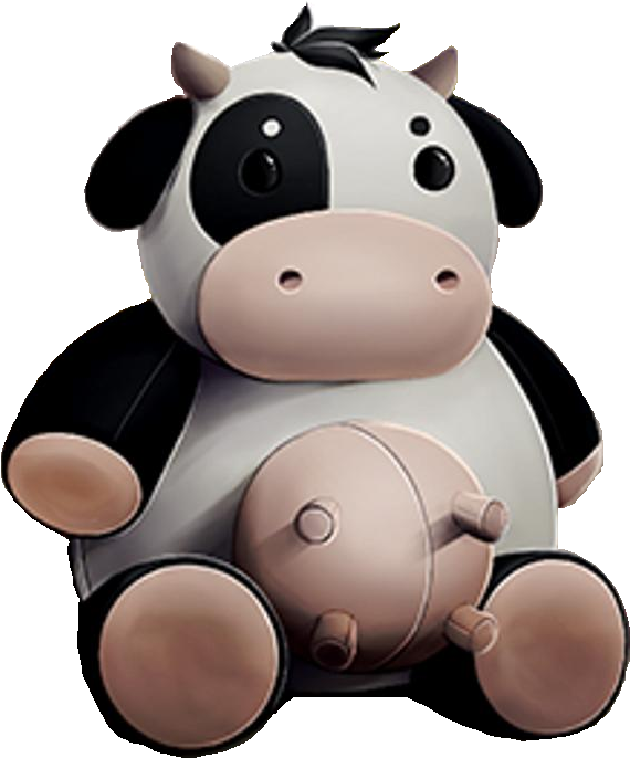 Funremember - Doki Doki Literature Club Cow (591x700)