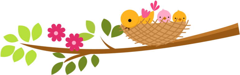 Pink And Yellow Birds - Pink And Yellow Birds (900x300)