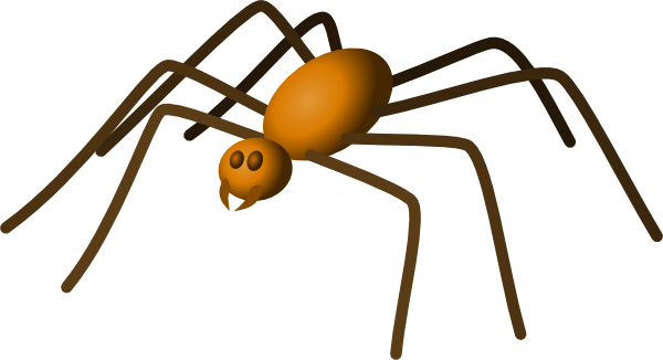Spider Clipart - Daddy Long Legs Clipart (600x326)
