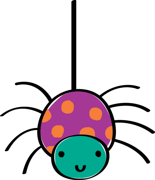 Cute Spider Png Hd - Cute Hd Png (500x579)