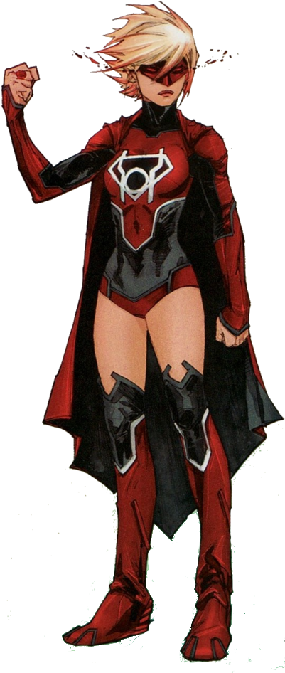 View Samegoogleiqdbsaucenao Rlsupergirlrender , - Red Lantern Supergirl Cw (400x952)