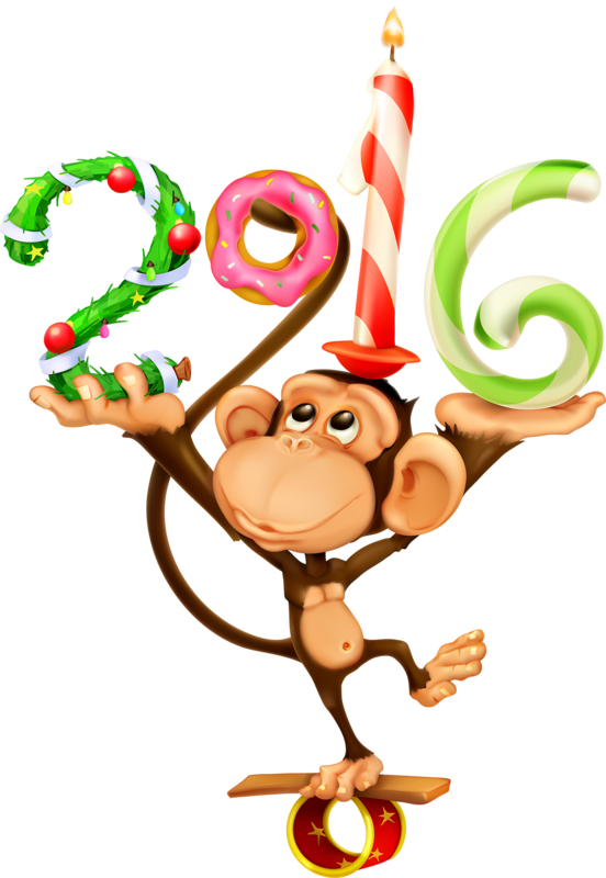 2016 - Circus Monkey Png (552x800)