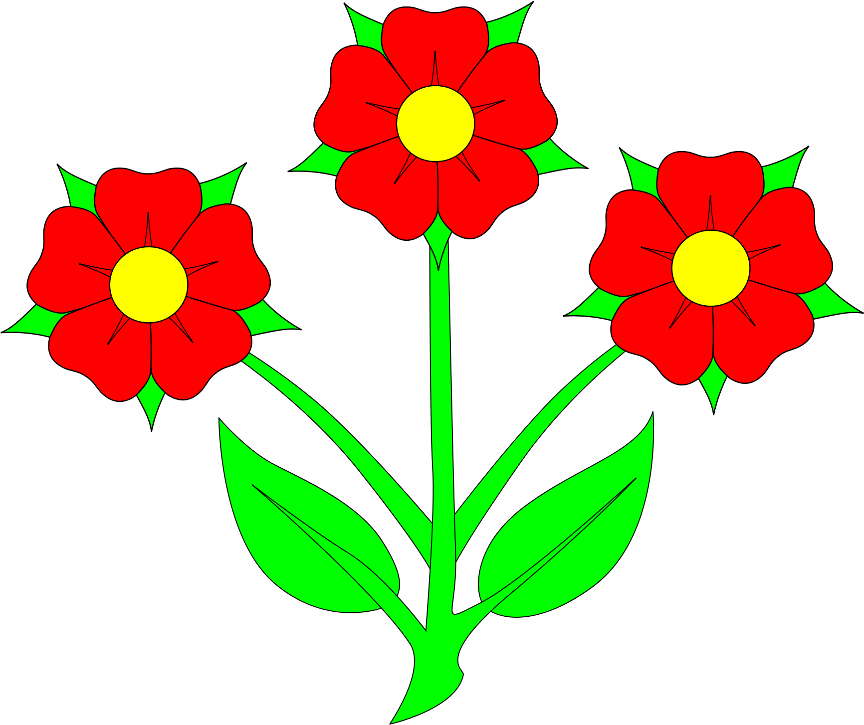 May Flowers Clipart - Flag: Municipal Flag Of Dolní Morava Village (2000x1500)