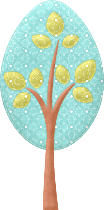 Trees, Leaf And Flowers Of The Lovely Owls Clipart - Circle (346x698)
