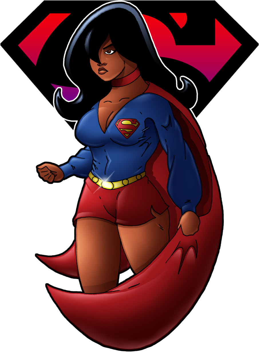 Black Supergirl By Arjayeff On Deviantart - Black Supergirl Art (1024x1325)