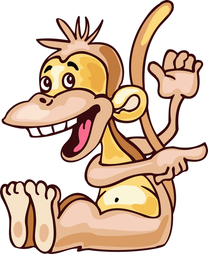 Funny Monkeys, Tube, Cirque, Monkeys, Animaux - Крылов Басни Мартышка И Очки (670x817)