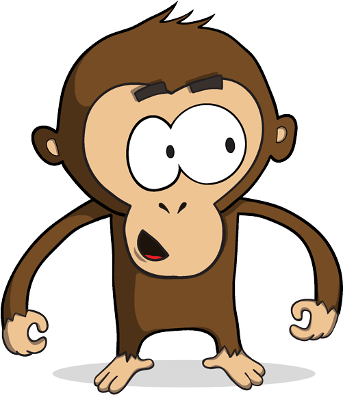 Monkey Sweet Baby Png - Little Monkey Png (500x605)