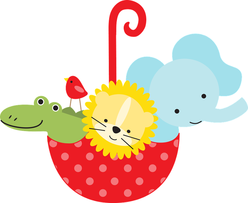 Safari & Zoo - Baby Toys Clipart (800x655)