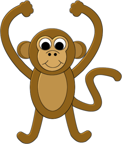 Monkey Small Png Image - Changuitos Png (500x500)