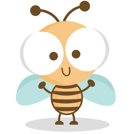 Happy Bee Svg Cutting Files Bee Svg Cuts Bee Svg Cut - Formiguinhas Vetor (432x432)