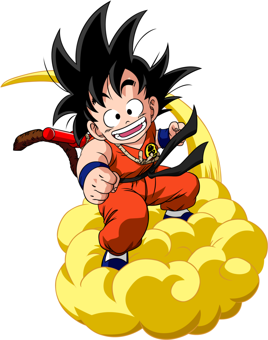 Son Goku From Dragon Ball - Kid Goku Png (900x1143)