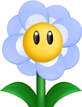 Power Flower Blue - Power Flower Blue (389x401)