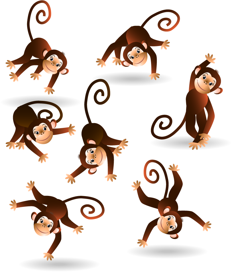 Monkey Chimpanzee Cartoon - Monkey Chimpanzee Cartoon (1000x1000)
