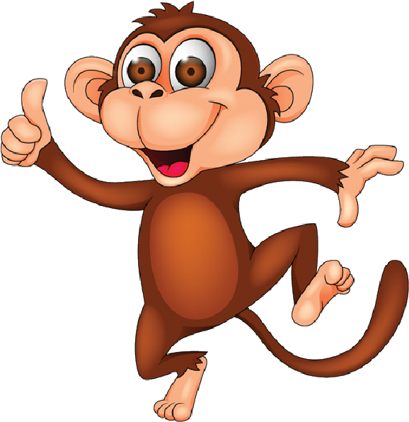 Cartoon Transparent Png - Monkey Cartoon (600x600)