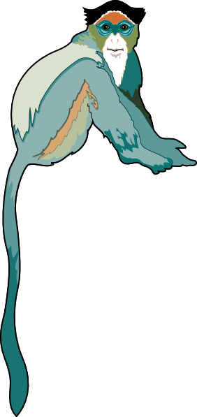 How To Set Use Colorful Monkey Svg Vector - How To Set Use Colorful Monkey Svg Vector (282x597)