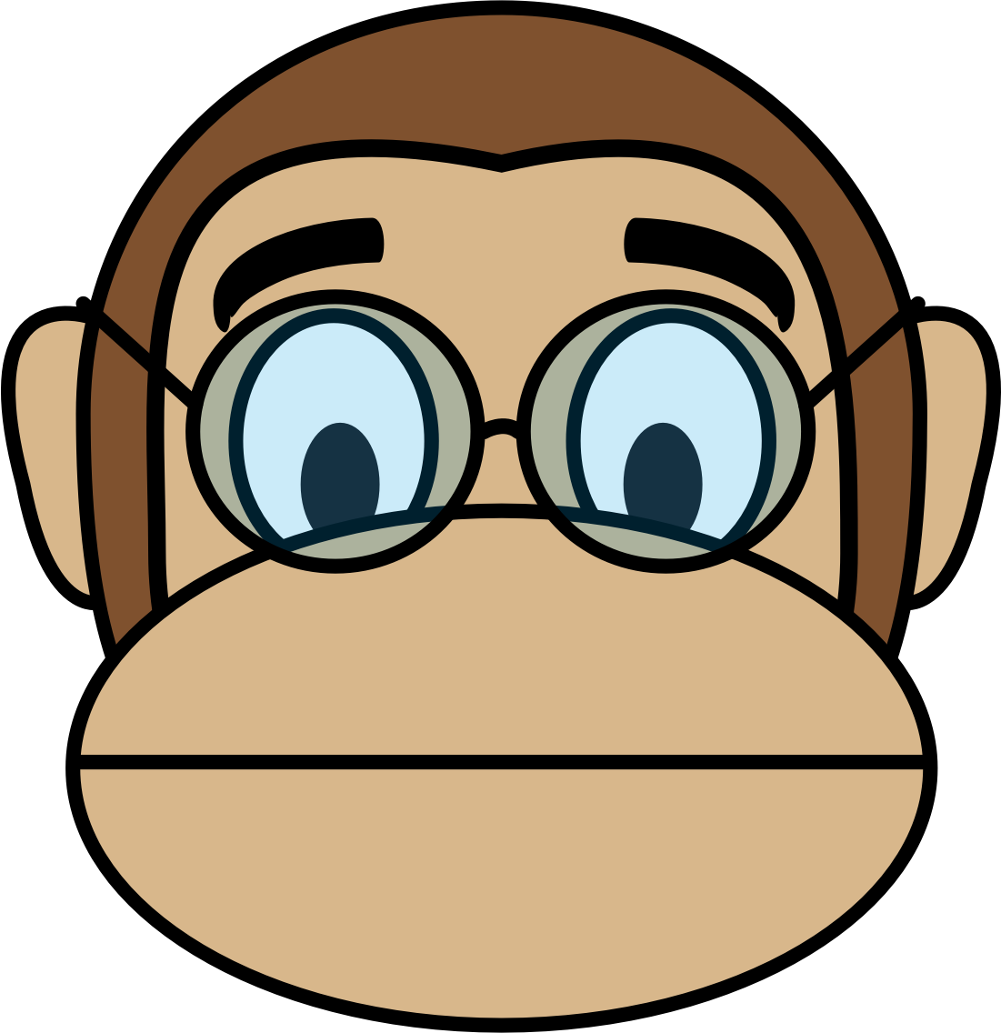Big Image - Sad Monkey Emoji (1101x1136)