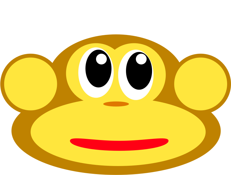 Baboons Monkey Snout Clip Art - Monkey (772x586)