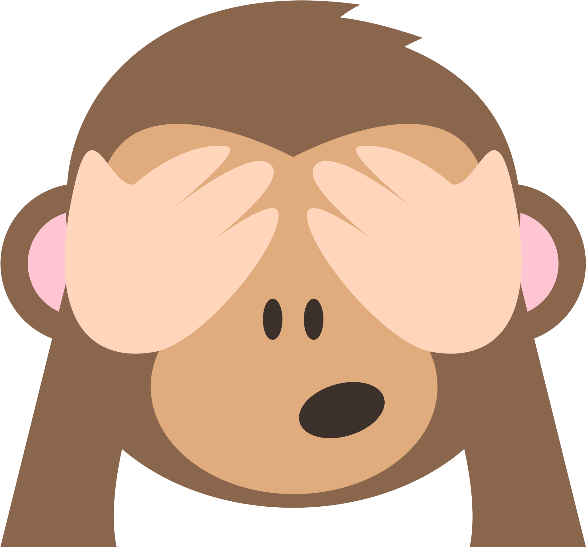 Open - See No Evil Emoji (2000x2000)