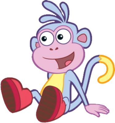 Boots The Monkey Dora Psd 452346 - Dora The Explorer Monkey (373x400)