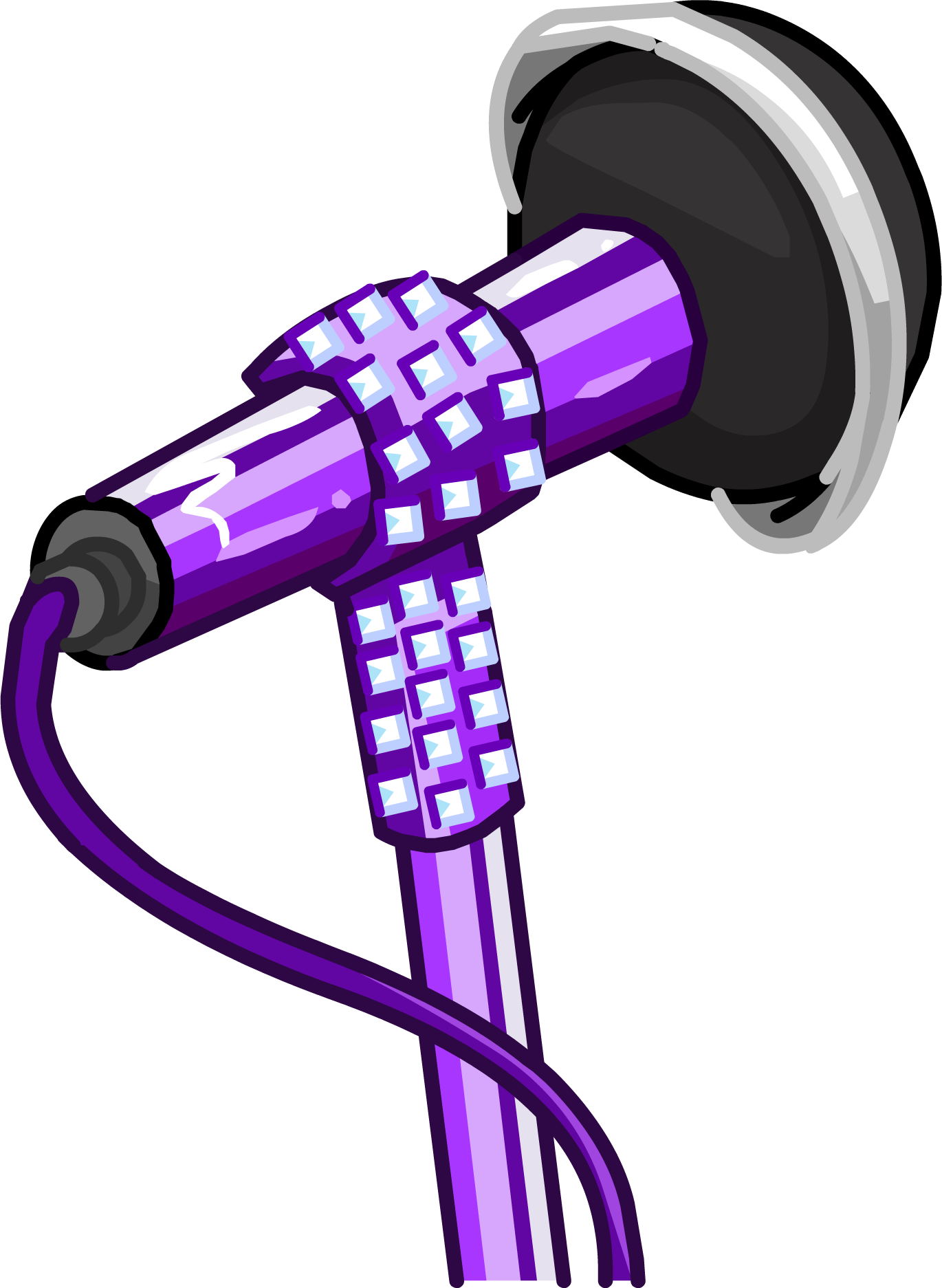Club Penguin Glitter Microphone (1370x1873)