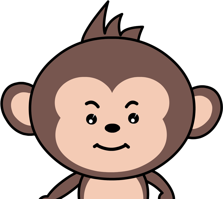 Avatar Cartoon Monkey Cuteness Q-version - Monkey (1000x1000)
