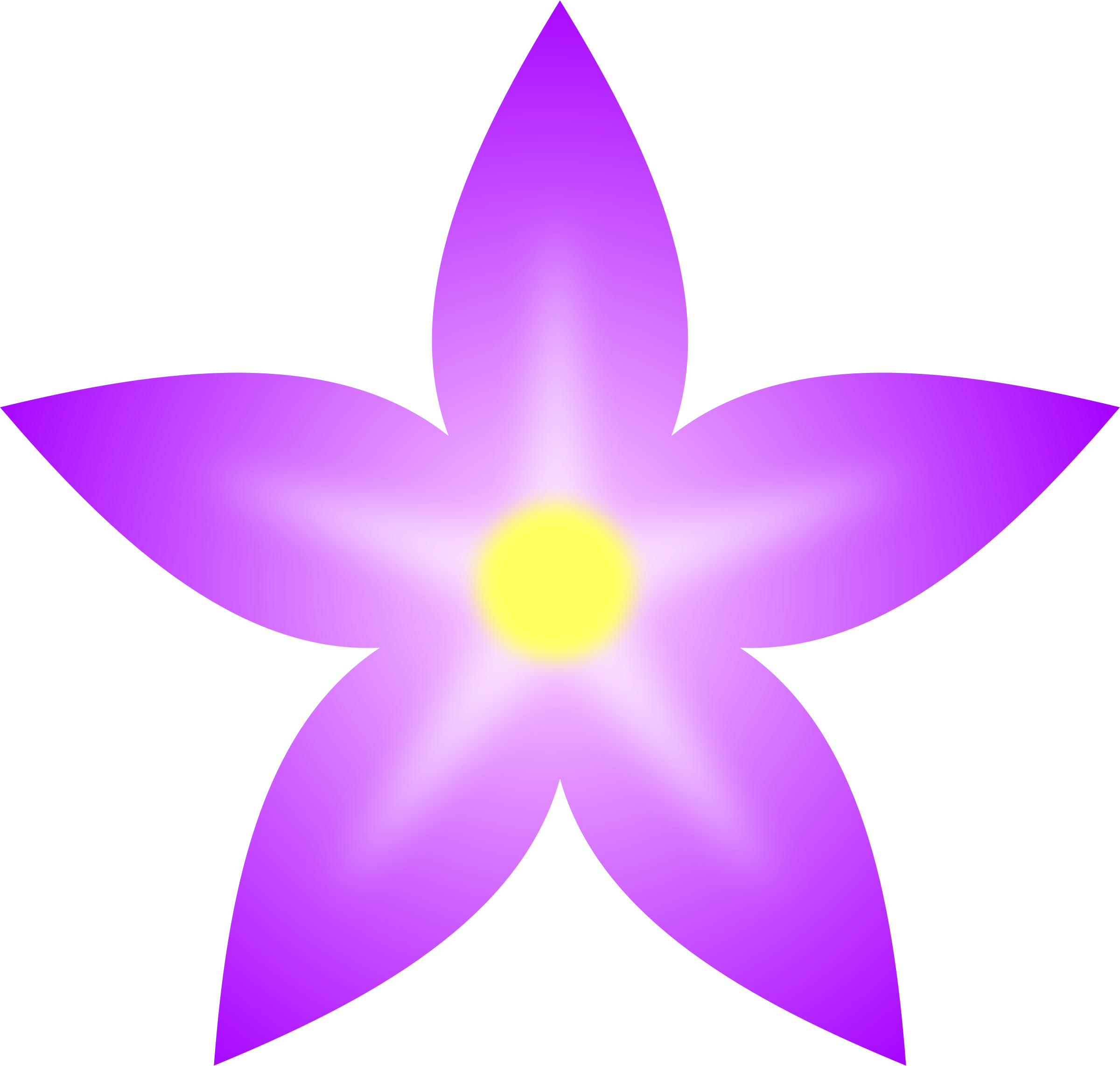Cliparts African Violet 7, Buy Clip Art - Simple Purple Flower Clipart (2400x2284)