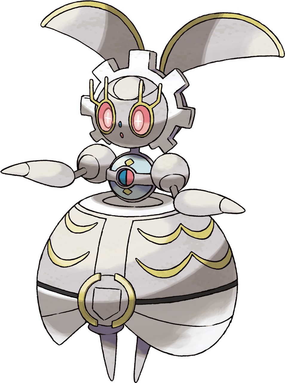 Official Artwork And Concept Art For Pokemon Sun & - Magearna Pokemon (1280x1280)