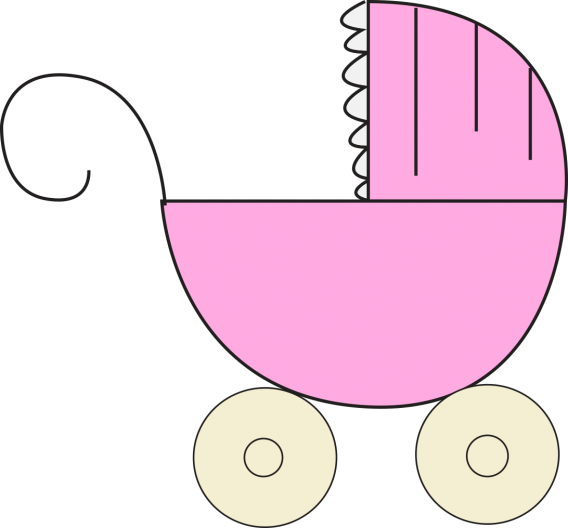 Baby Girl Free Girl Baby Shower Clip Art Free Vector - Clip Art Baby Shower (568x528)