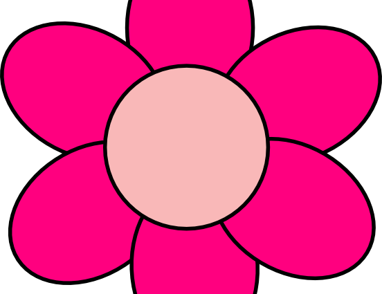 Cartoon Flower Images Flower Cartoon Images Free Download - Pink Cartoon Flowers (552x425)