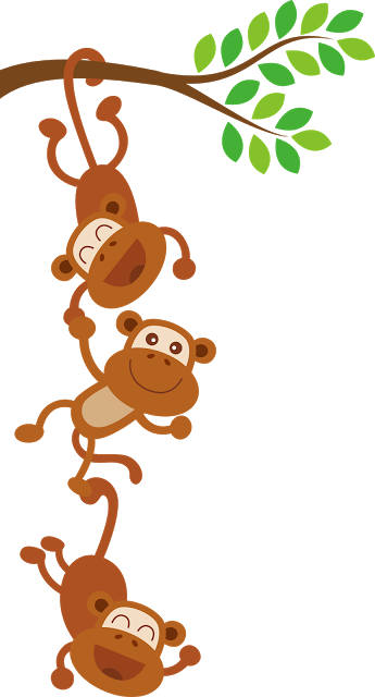 Monkey - Clip Art (345x640)