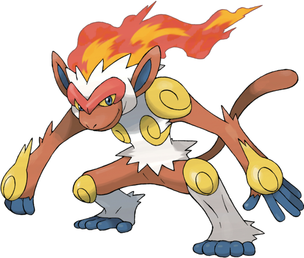 Infernape Video Game Monkeys - Pokemon Infernape (600x600)