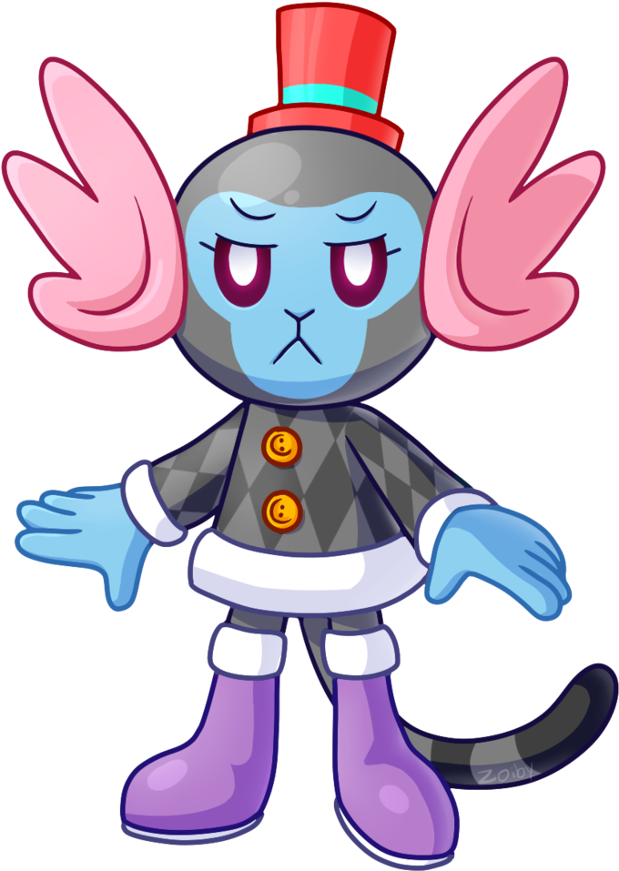 Yoko The Psychic Monkey By Zoiby - Super Monkey Ball Banana Blitz Yoko The Psychic Monkey (833x1172)