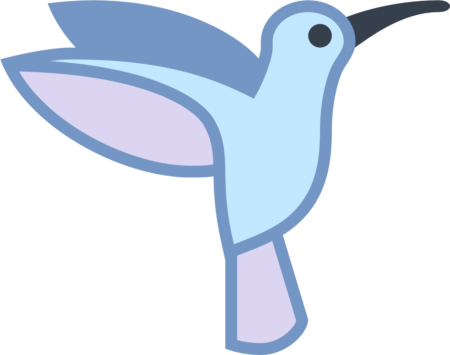 Hummingbird Icon - Hummingbird Icon Transparent (1600x1600)