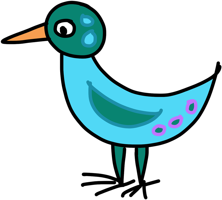 Humming Bird Cartoon 7, Buy Clip Art - Dibujos Animados De Aves (1280x960)