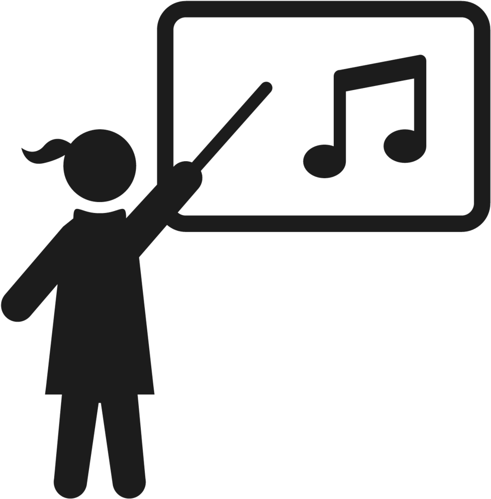 Children And Adult Beginners' Piano Lessons - Music Teacher Png (1000x1020)