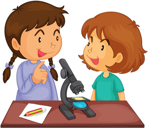 Tips For Encouraging Student Participation In Classroom - Niños Con Microscopio (500x433)