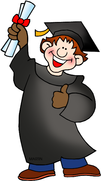 Graduate - High School Graduation Clipart (389x648)