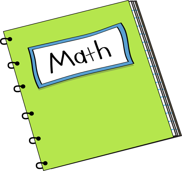 Assignment Notebook Clipart - Math Clipart Transparent (600x563)