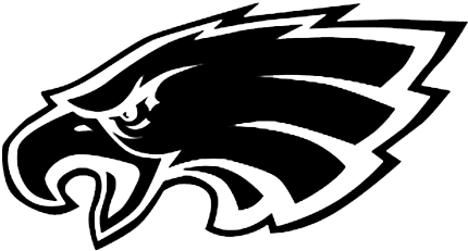 Philadelphia Eagles Png Photos - Black-and-white Hawk-eagle (500x500)