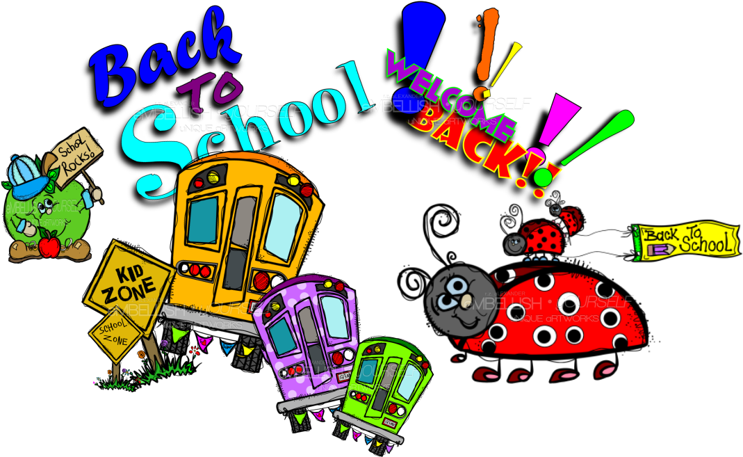 A Small Preview Of My Back To School Clipart Set, Created - A Small Preview Of My Back To School Clipart Set, Created (1080x734)